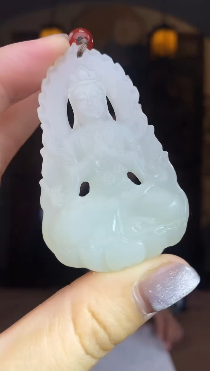 【闪购商品】和田玉未镶嵌颈饰a494