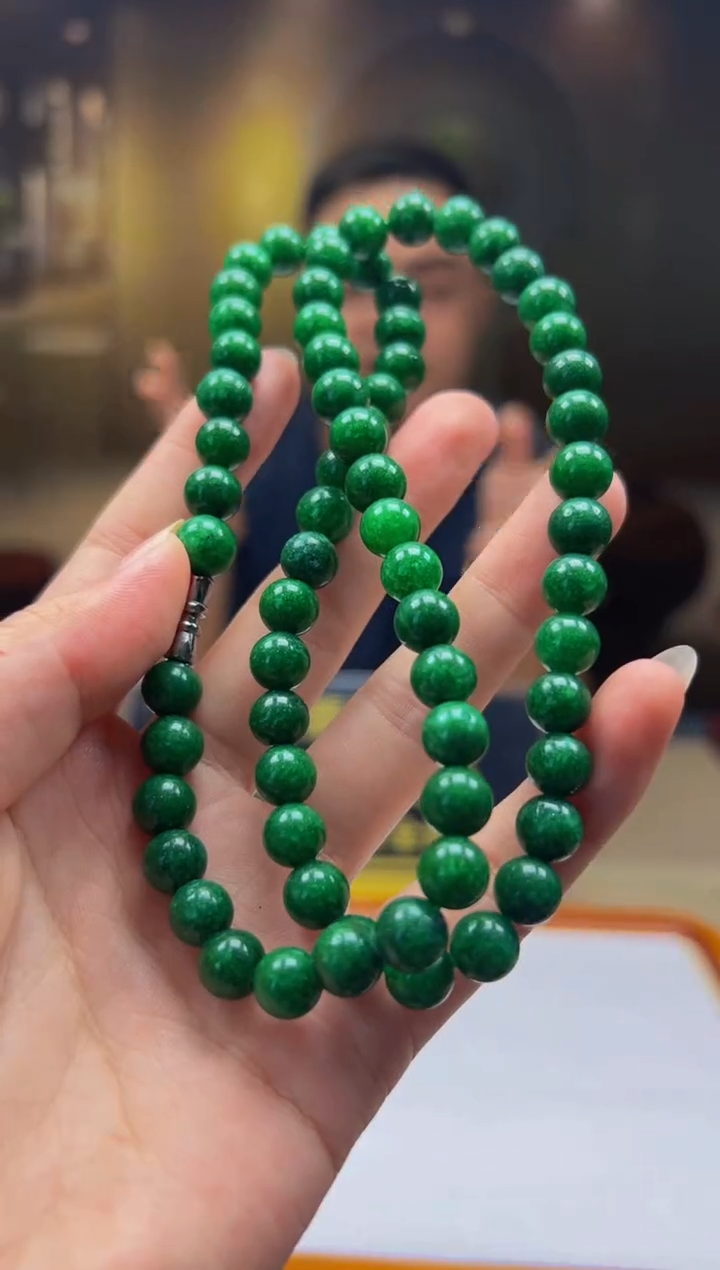翡翠未镶嵌颈饰SY2025-7-26-13