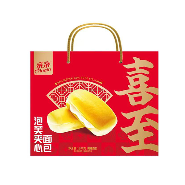 【喜盈门】亲亲泡芙夹心礼盒1500g/1提