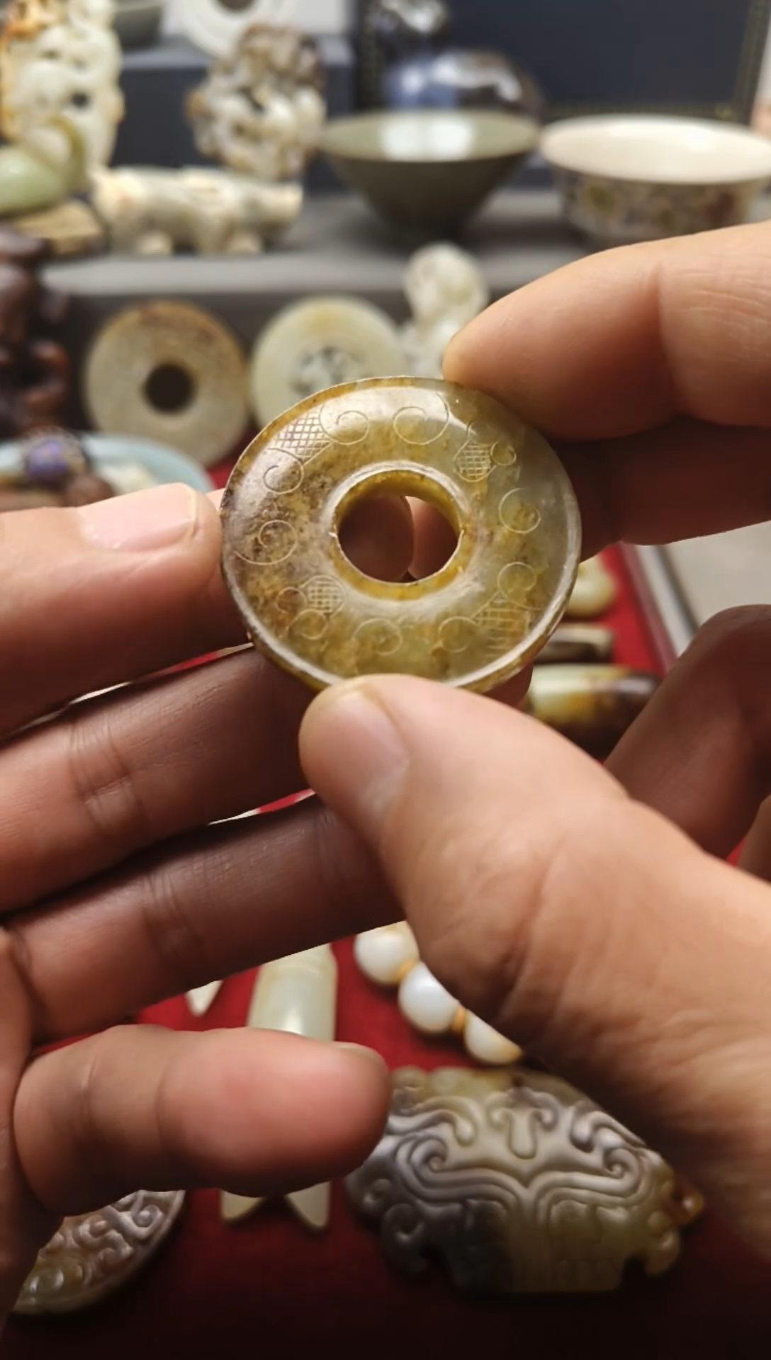 【闪购商品】和田玉未镶嵌挂件精品配件把件挂件标本件