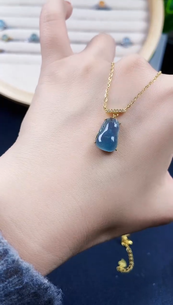 【闪购商品】翡翠颈饰银S925镶嵌120120120