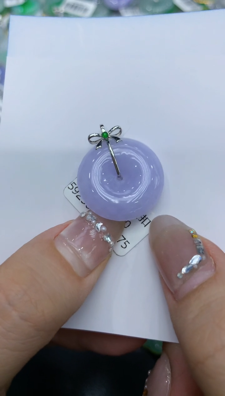 【闪购商品】翡翠颈饰18K金镶嵌222222222