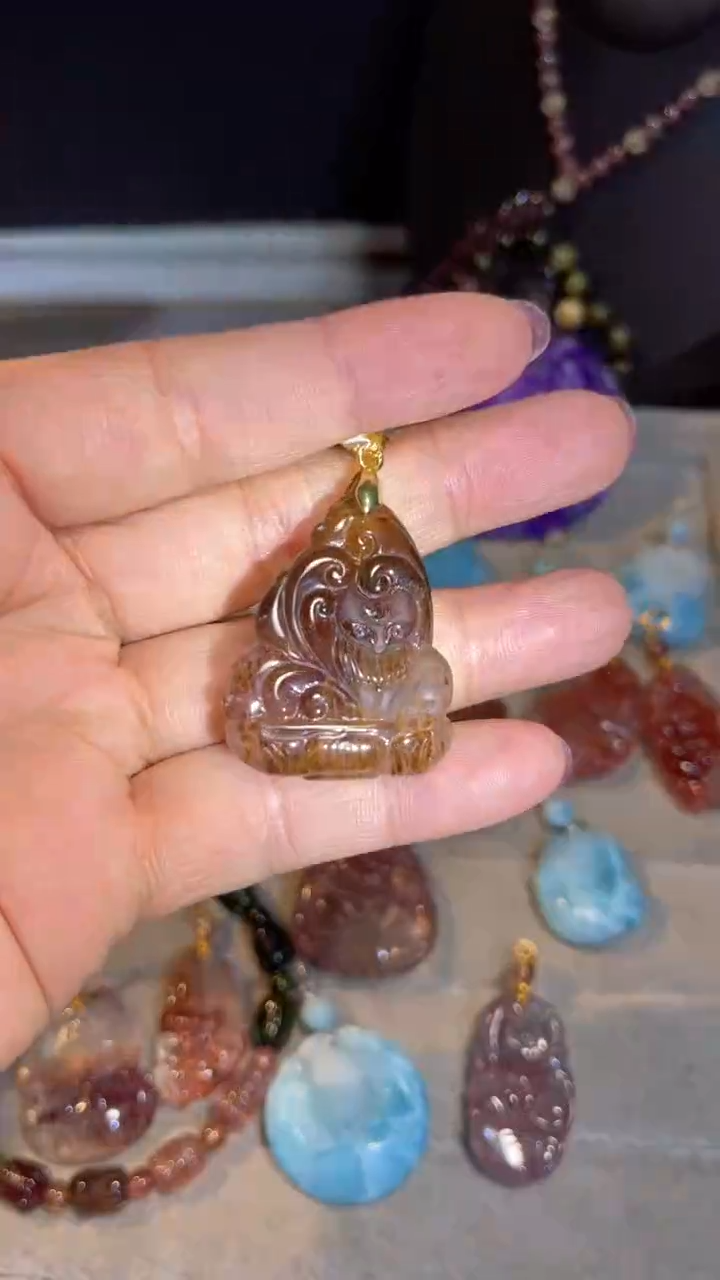 【闪购商品】水晶颈饰未镶嵌【百晶灵儿】天然定制款