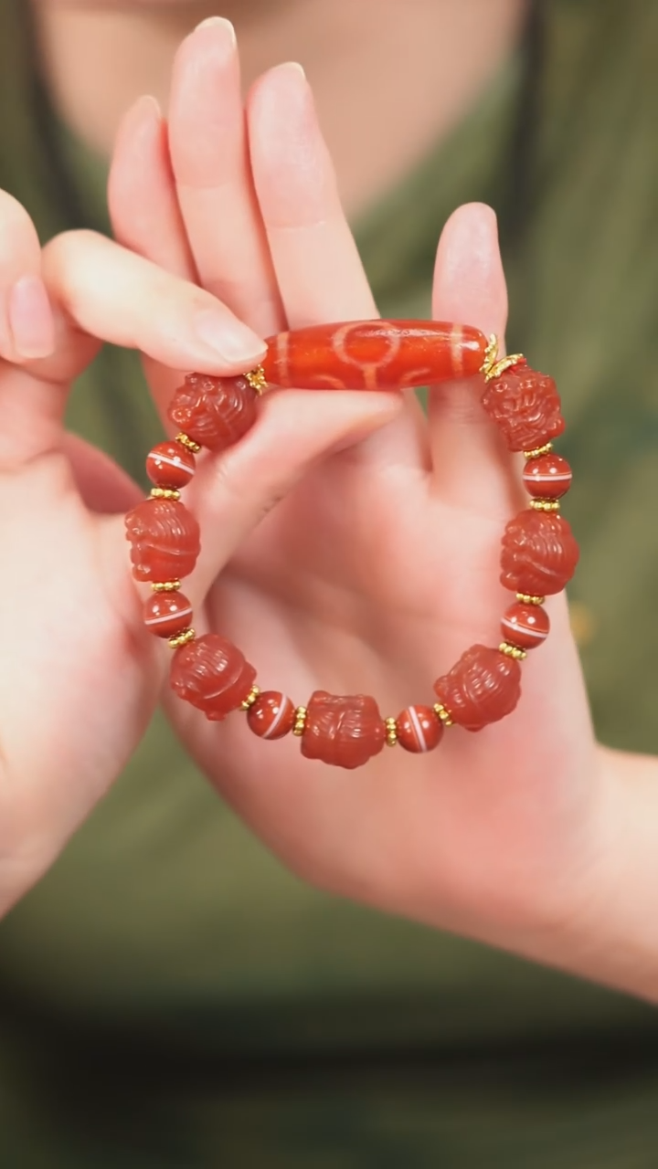 玛瑙/玉髓（覆膜）颈饰未镶嵌传世珠宝-多样性发其一