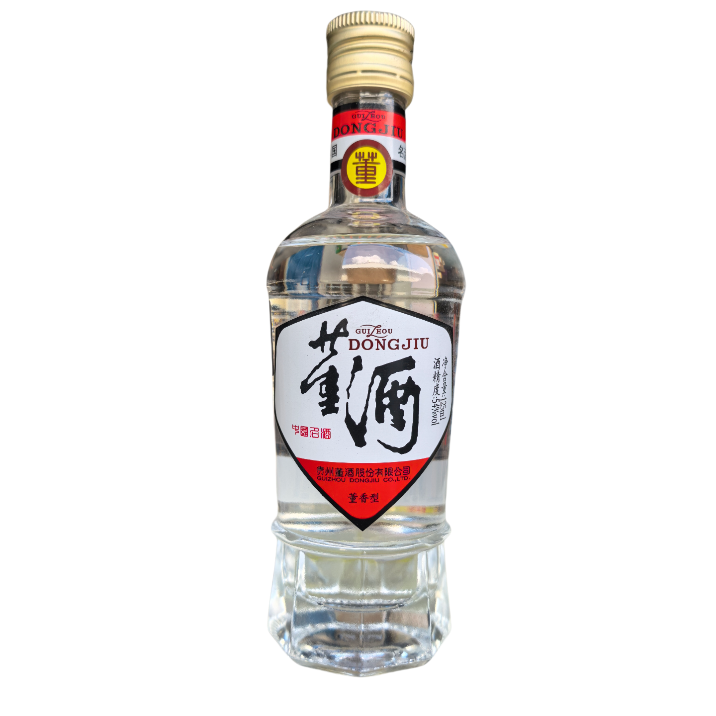 董酒董酒白标董香型白酒小白标54度125ml54度125ml