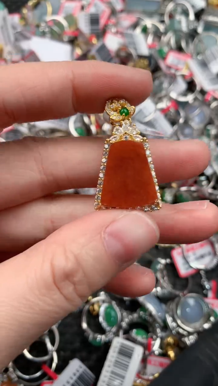 银S925镶嵌戒指翡翠888              6