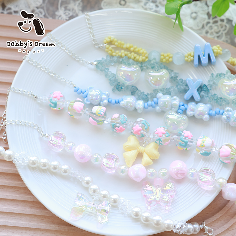 猫咪项圈原创宠物狗狗项链四季装饰可爱小猫饰品配饰