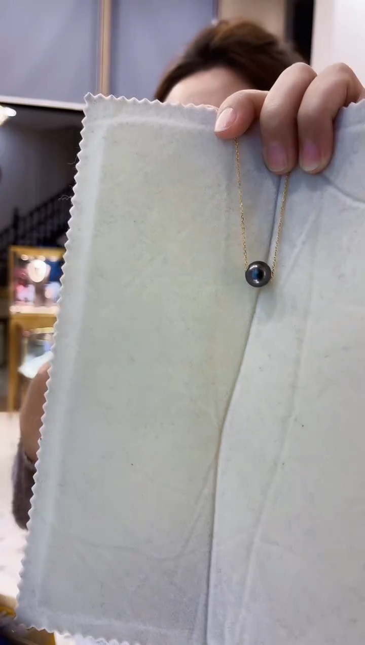 【闪购商品】海水珍珠吊坠(赠链)18K金镶嵌吊坠