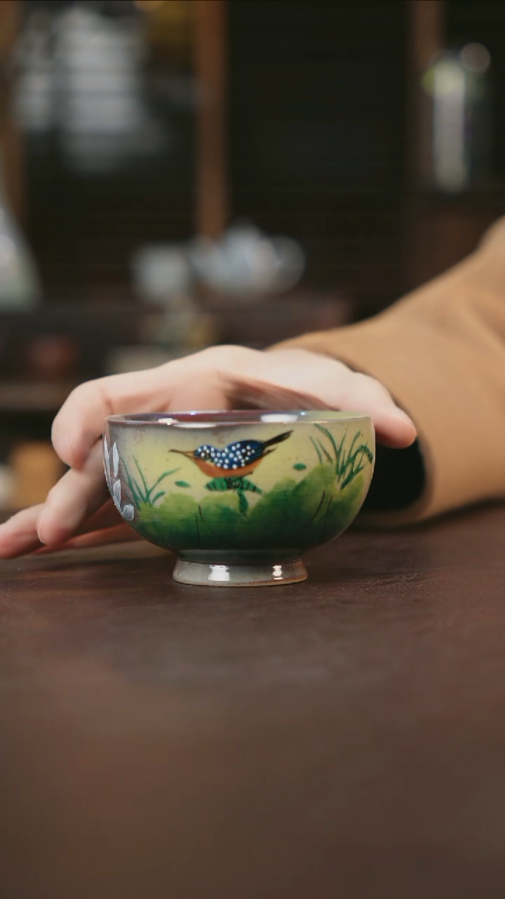 【闪购商品】杯景德镇陶瓷杯碗柴烧多人