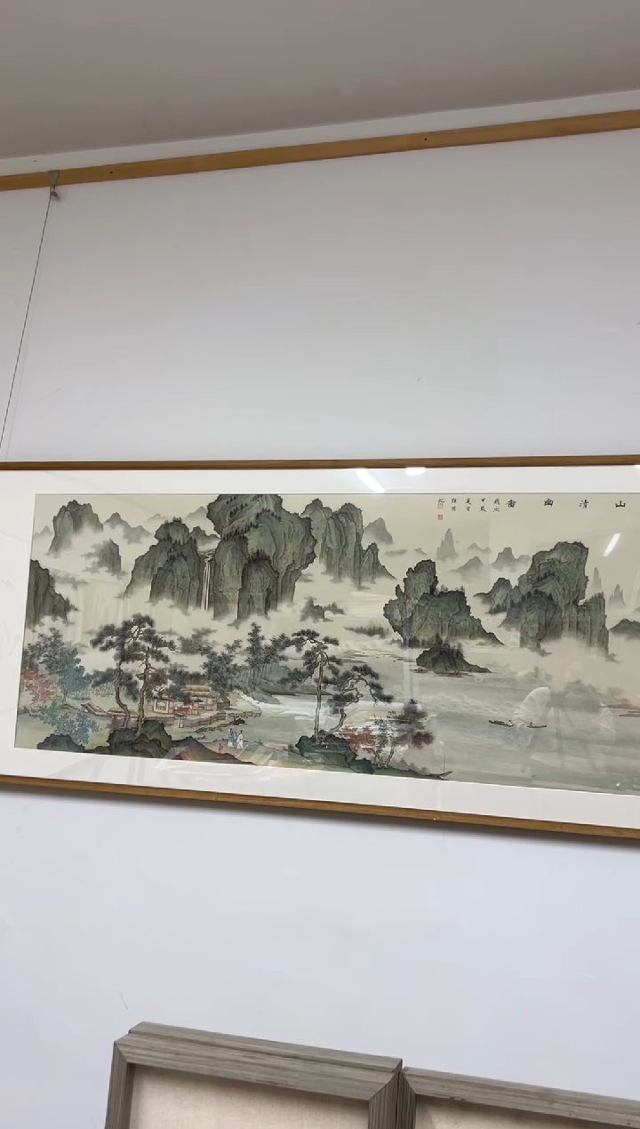 【闪购商品】国画工笔画山水画手绘