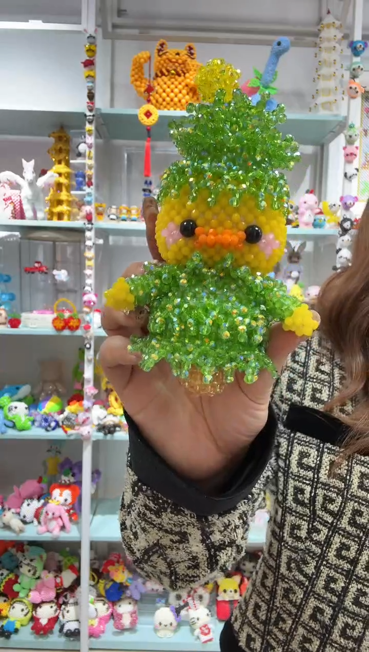 玻璃2006卡4水晶材料包一套精灵鸭