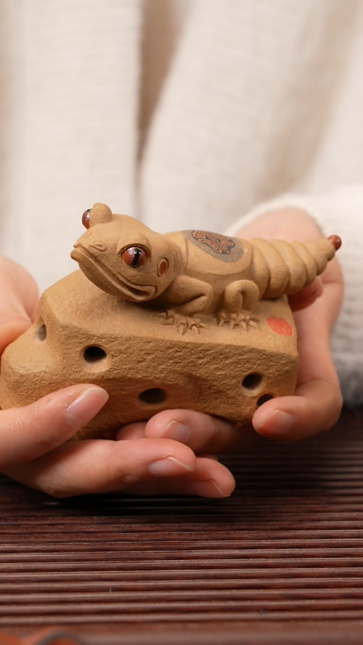 【闪购商品】紫砂茶宠守宫蜥蜴