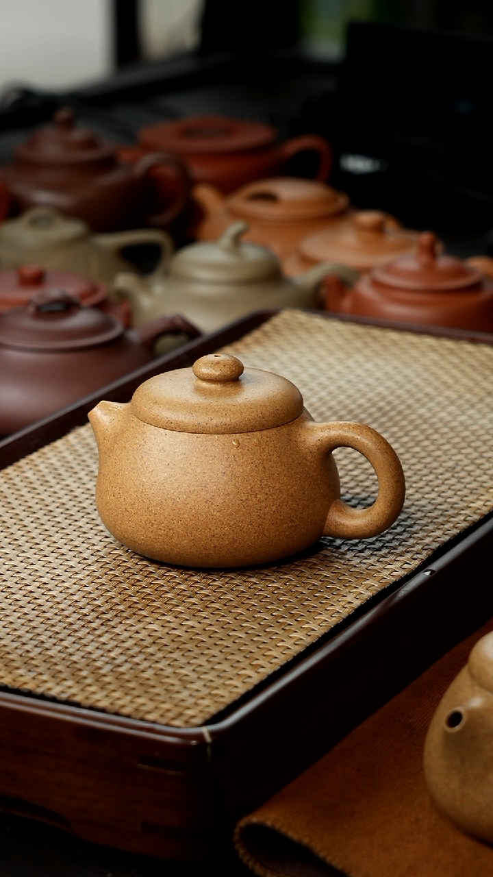 【闪购商品】紫砂茶壶花块电大彬文旦150cc