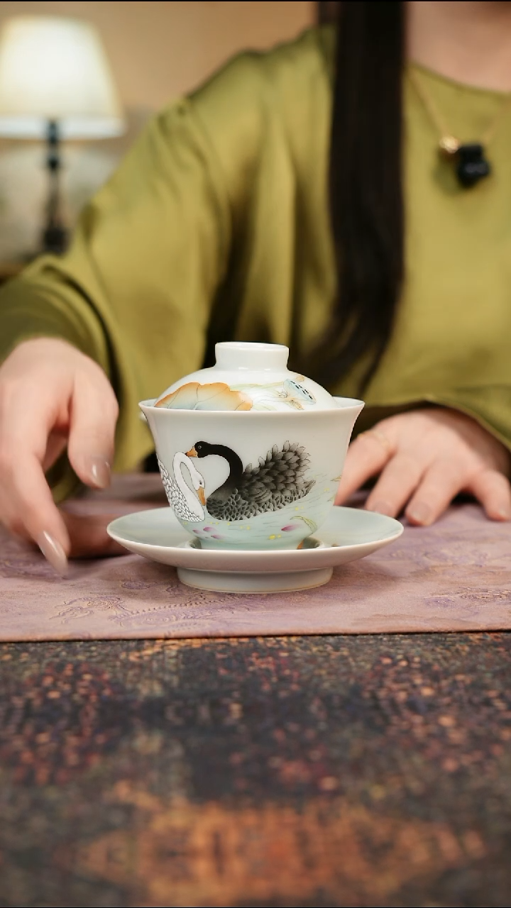 杯景德镇陶瓷杯碗柴烧多人