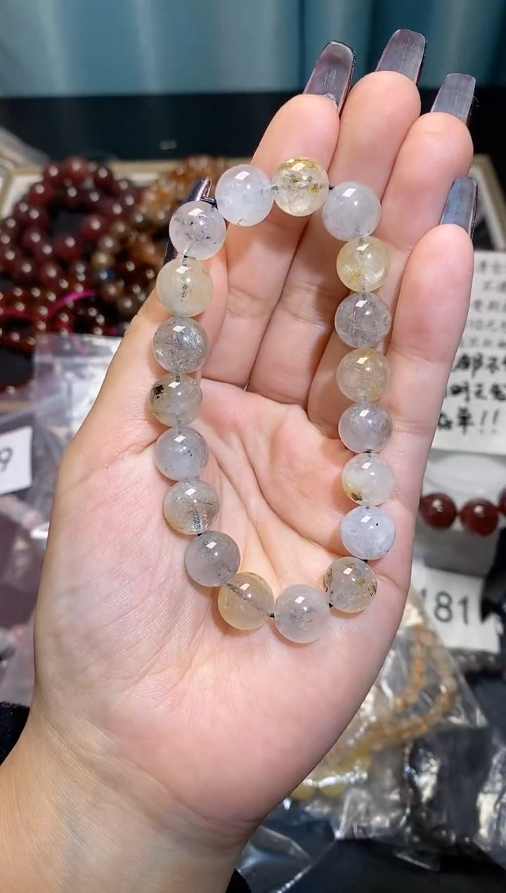 【闪购商品】水晶手串未镶嵌闪灵钻编码285