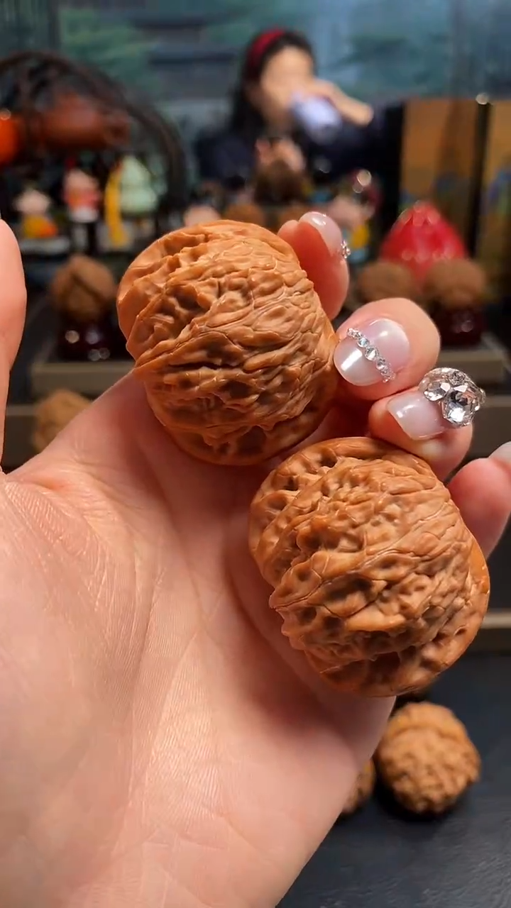 【闪购商品】文玩核桃把件H263磨盘40