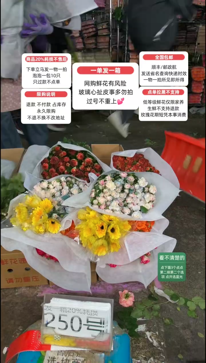 20%耗损发一箱❤号250