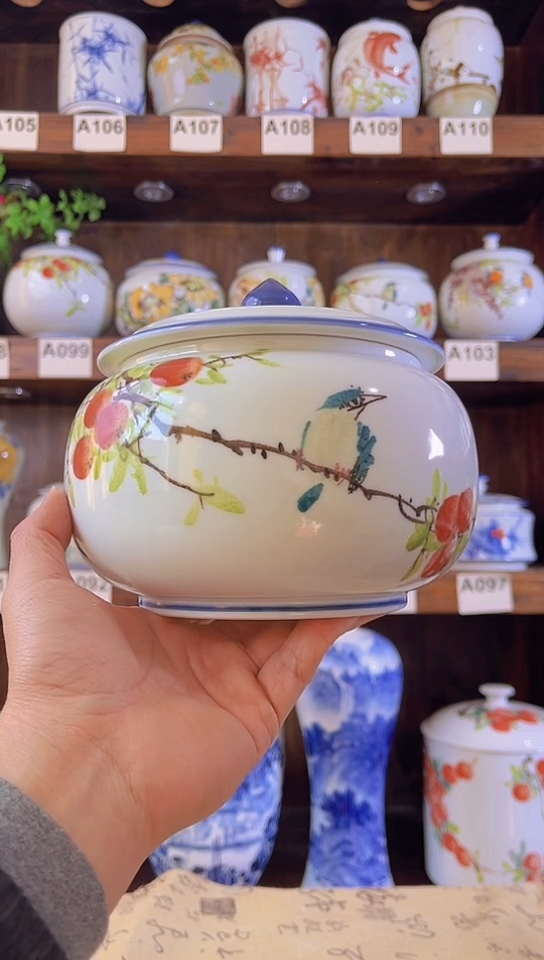 迎君陶瓷纯手工手绘  8