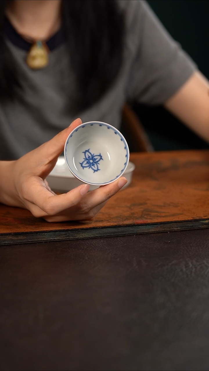 杯聚澜堂素宝相小鸡缸杯