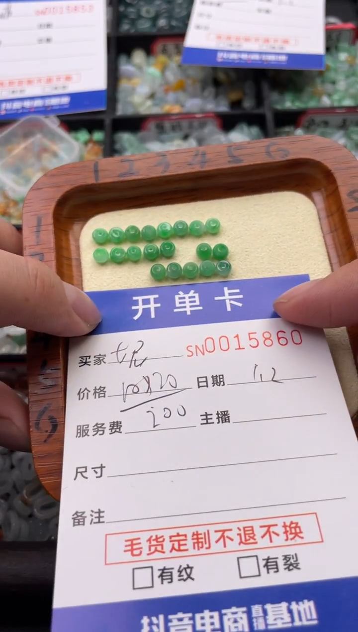 颈饰未镶嵌翡翠妮15860