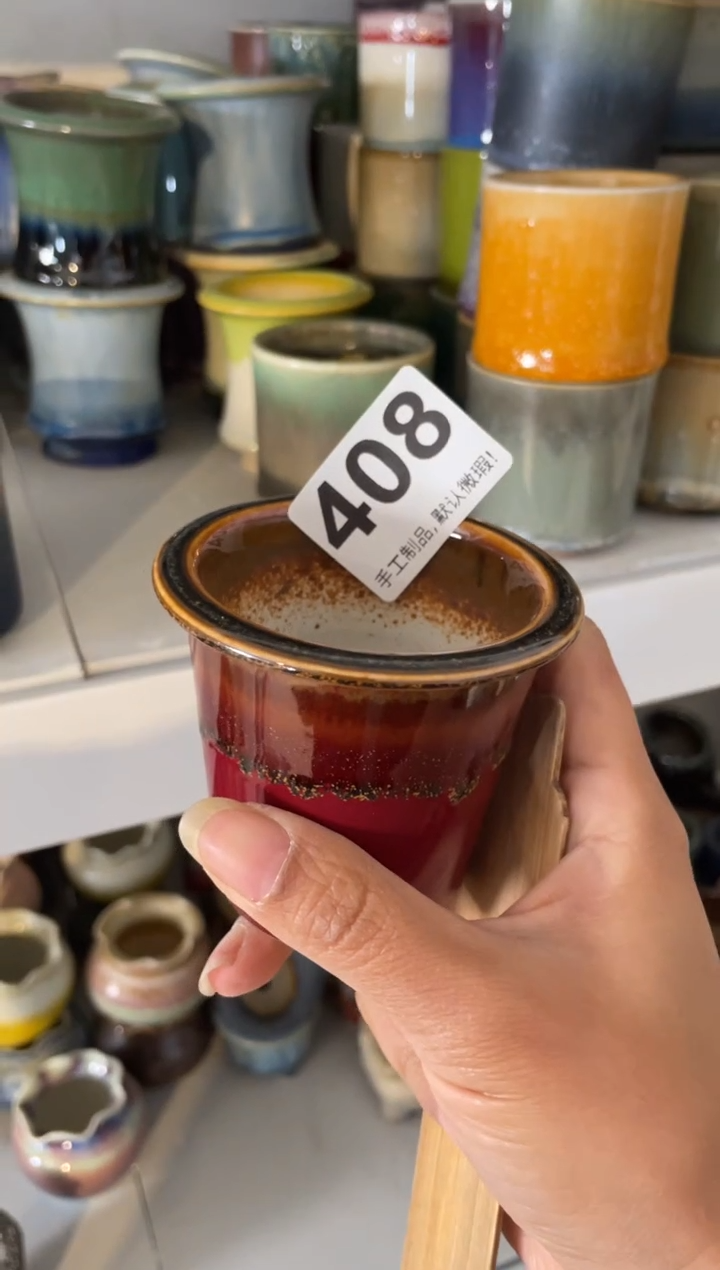 瓷片甘*408知木小芳花盆