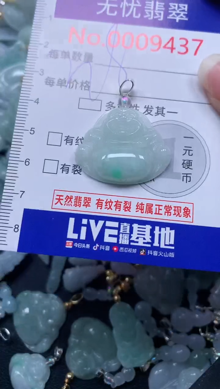 颈饰未镶嵌翡翠9437