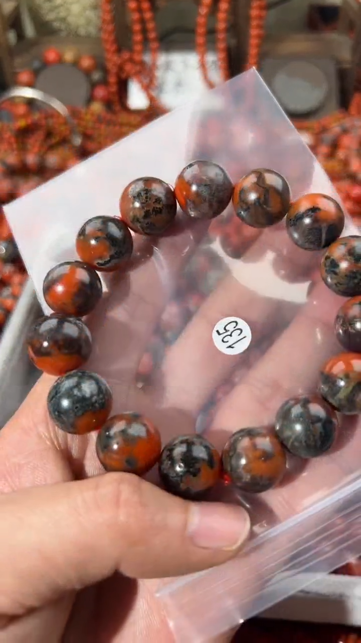 南红玛瑙未镶嵌手串15