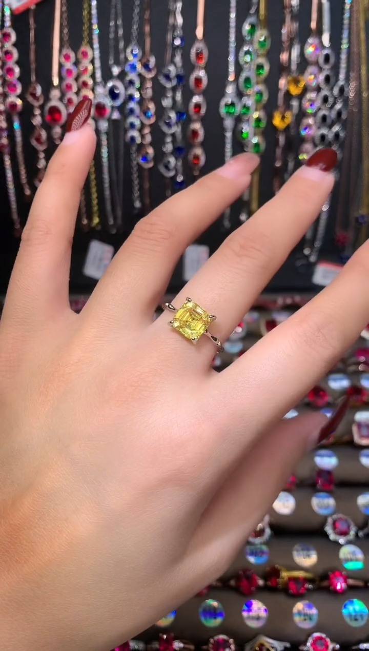 【闪购商品】水晶戒指银S925镶嵌银色7.9