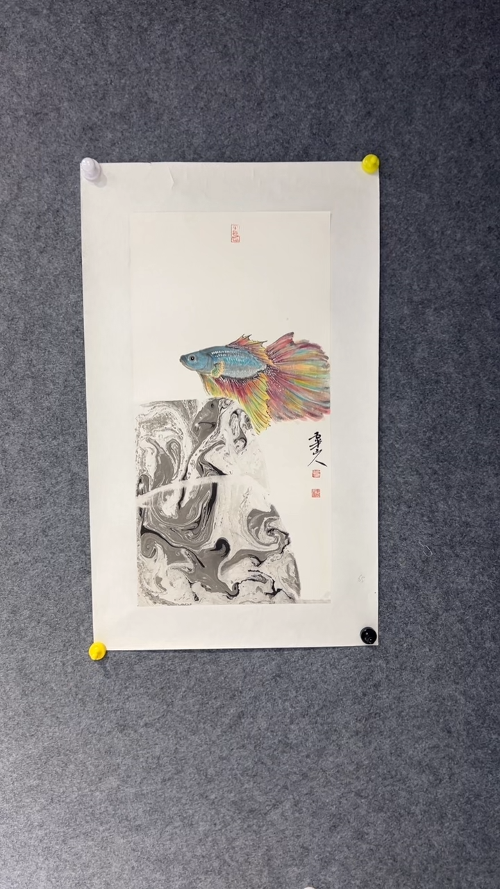 【闪购商品】国画梁景欣老师国画作品
