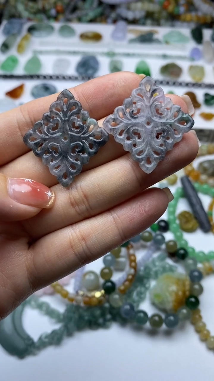 未镶嵌定制翡翠毛货定制不退不换