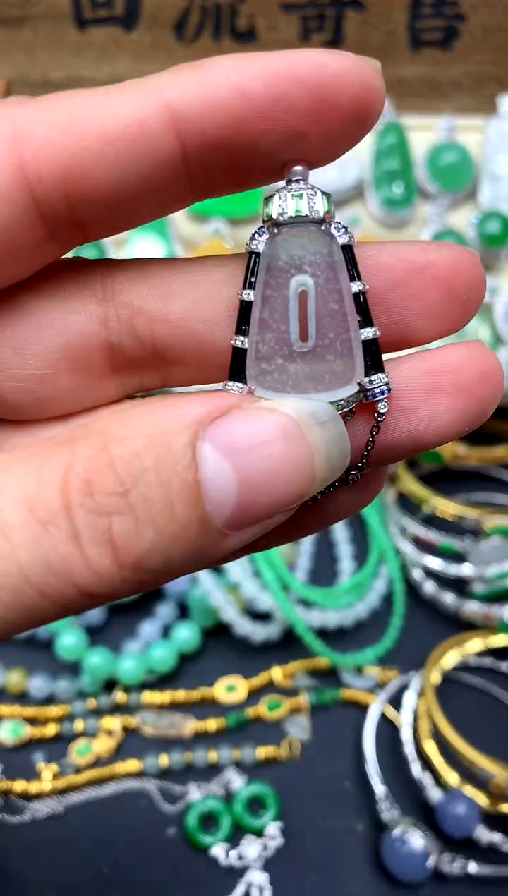 【闪购商品】翡翠颈饰18K金镶嵌615-中国好珍宝