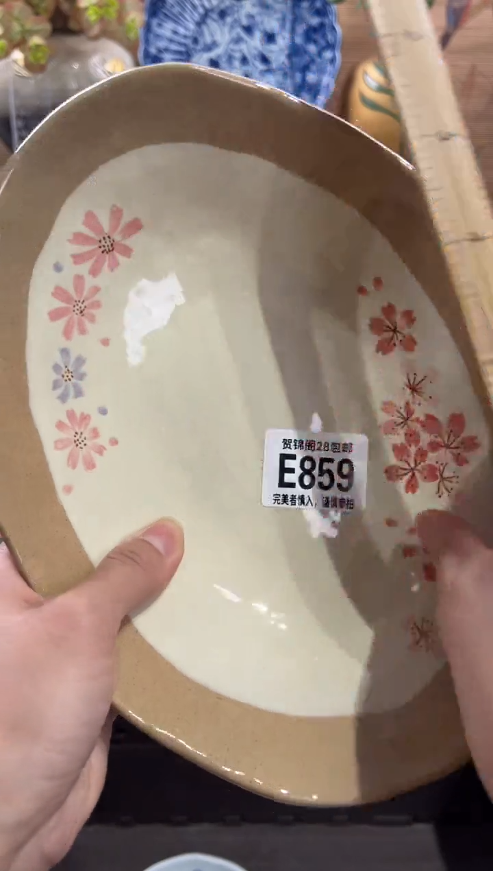 瓷片时*圈      E859