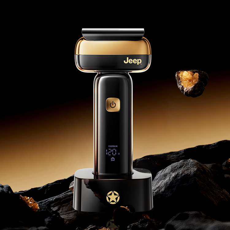 JEEP/吉普往复式便携电动剃须刀防水亲肤复古插线充电小巧剃须