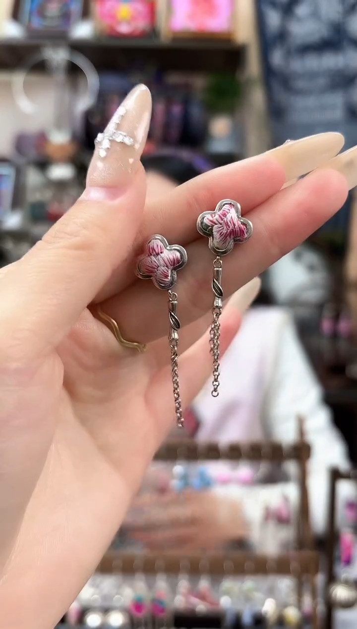 织绣民族风非遗老绣苗银饰品742*******