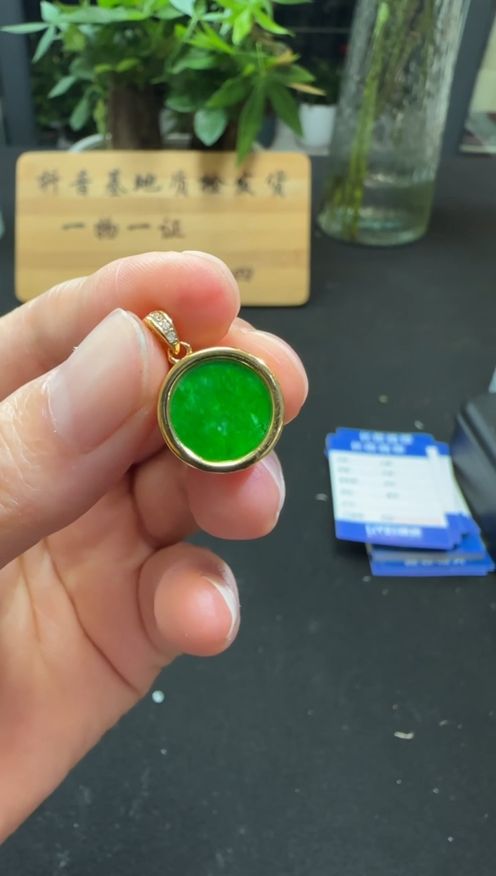 颈饰银S925镶嵌翡翠【多样性发其一】00005912