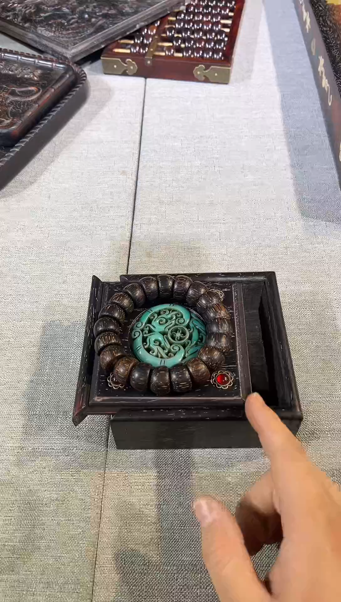 木cx手串加紫檀盒子