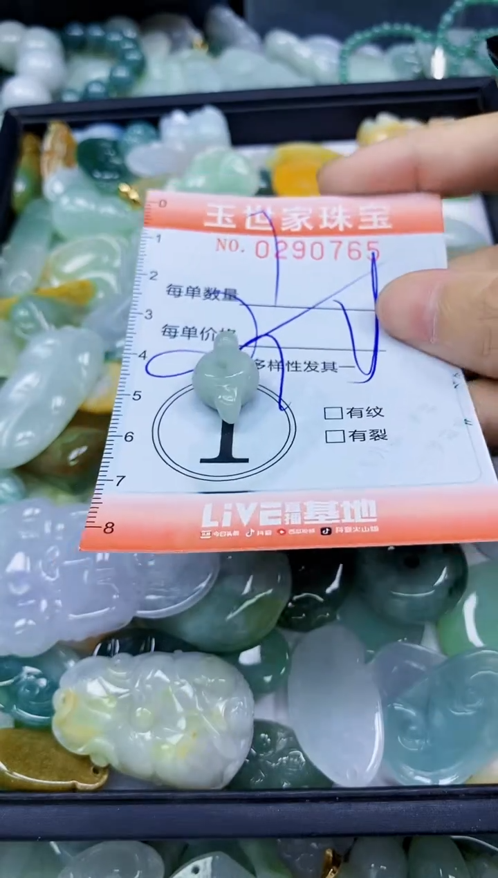 翡翠未镶嵌颈饰闪购0290765多样性发其一