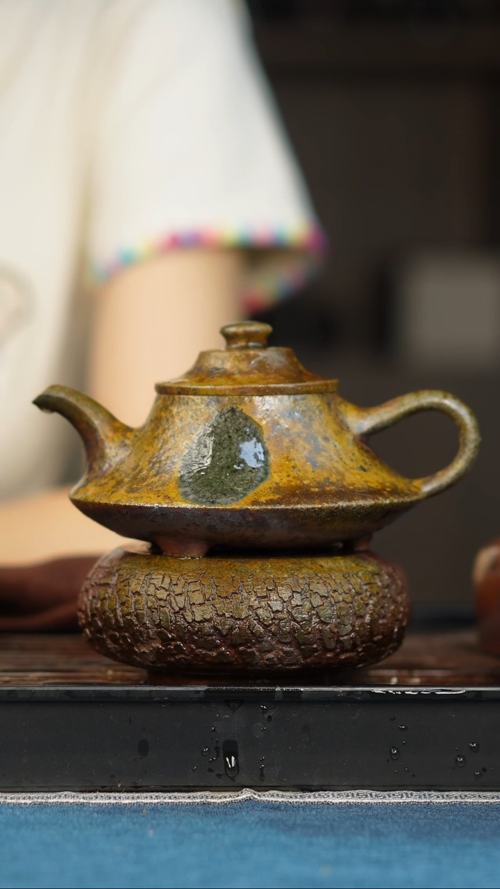 茶壶紫砂柴烧紫砂段泥云炉