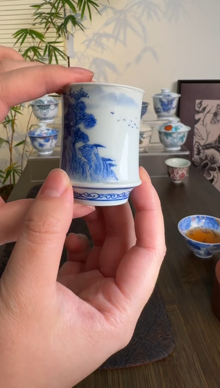 【闪购商品】景德镇手绘茶杯茶杯