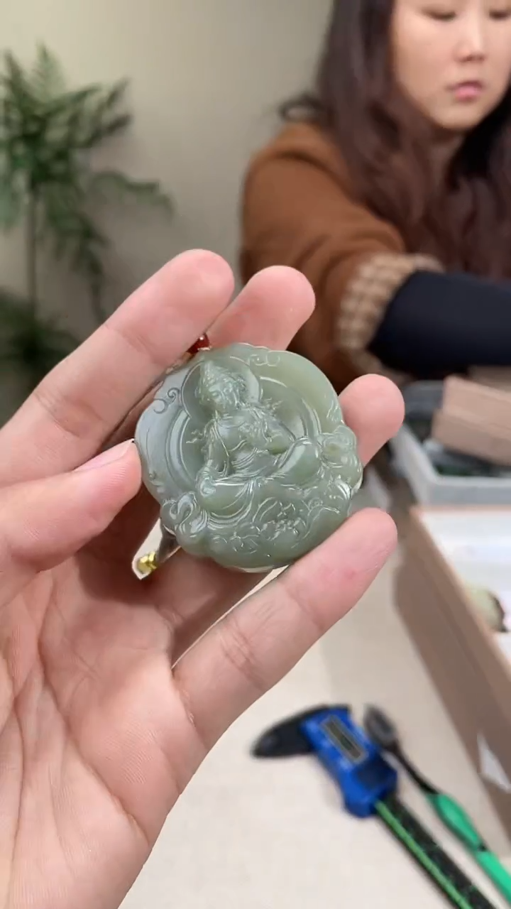 颈饰未镶嵌和田玉多样性拍一发一001219