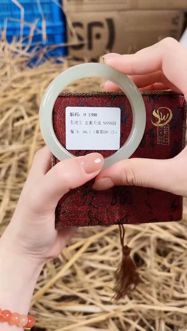 未镶嵌手镯石英质玉D1288