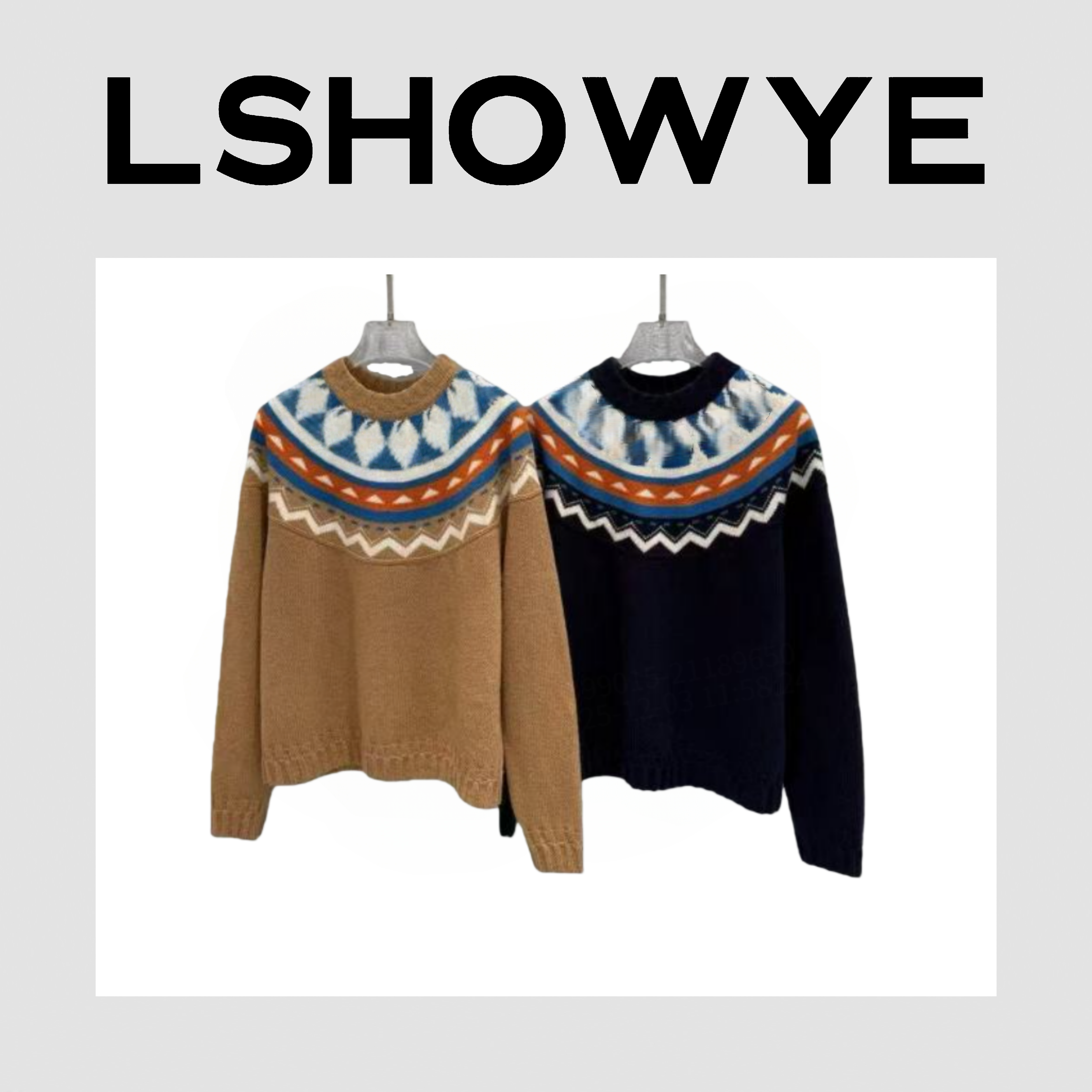 LSHOWYE｜费尔岛羊毛毛衣 m2019