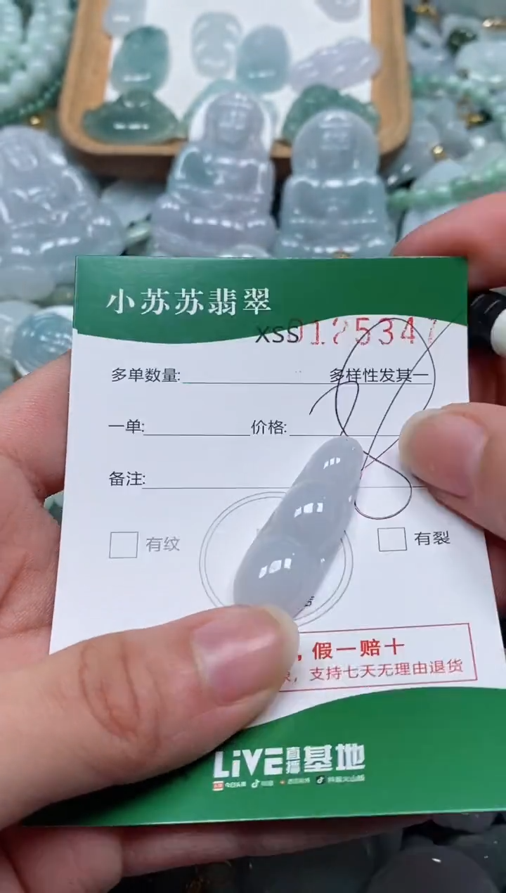 【闪购商品】翡翠颈饰未镶嵌闪购商品0125347