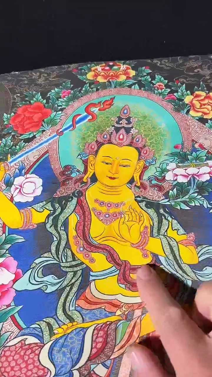 卷轴画藏式珍藏彩绘艺术馆9520