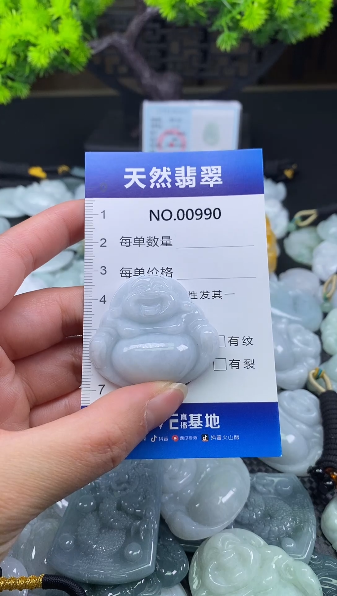 颈饰未镶嵌翡翠天然缅甸翡翠990