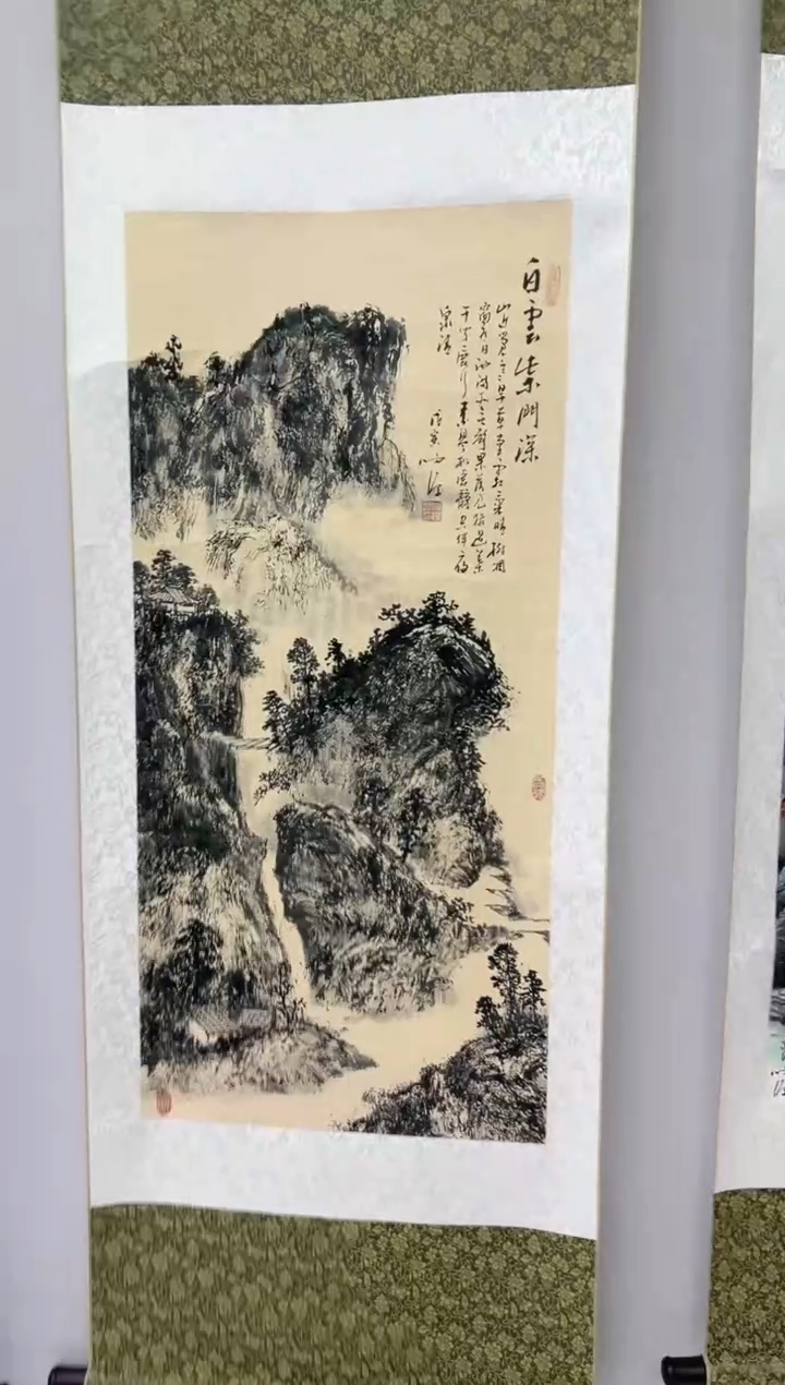 【闪购商品】绘画陈发源-4平尺-国画-卷轴金