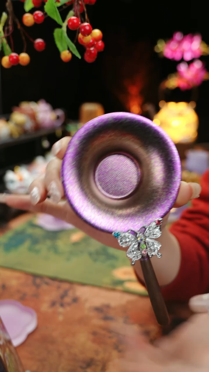 【闪购商品】紫色钛蝴蝶茶漏@@@@@@@@