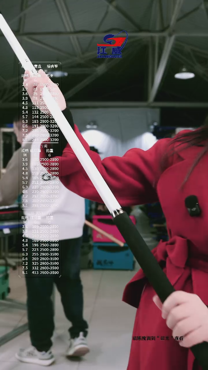 2.4米白鲸抄网竿