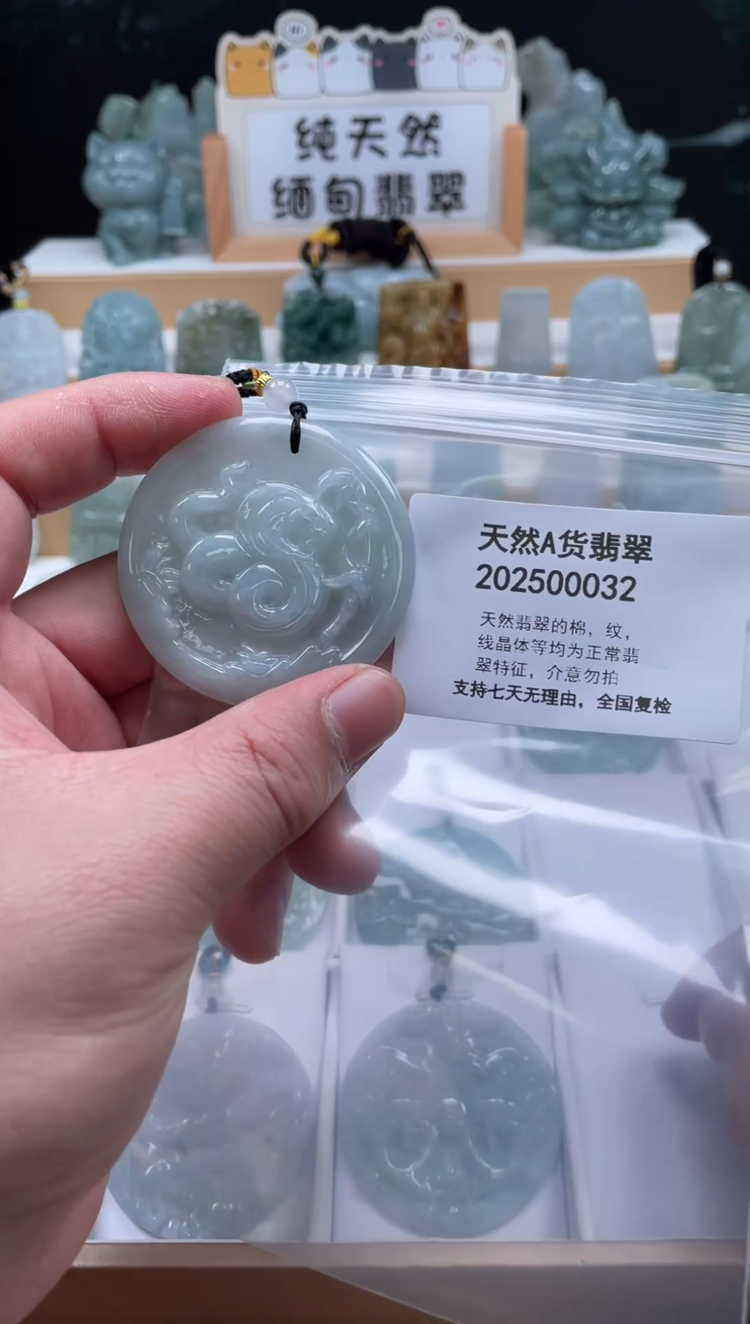 颈饰未镶嵌翡翠翠峰翡翠202512070053