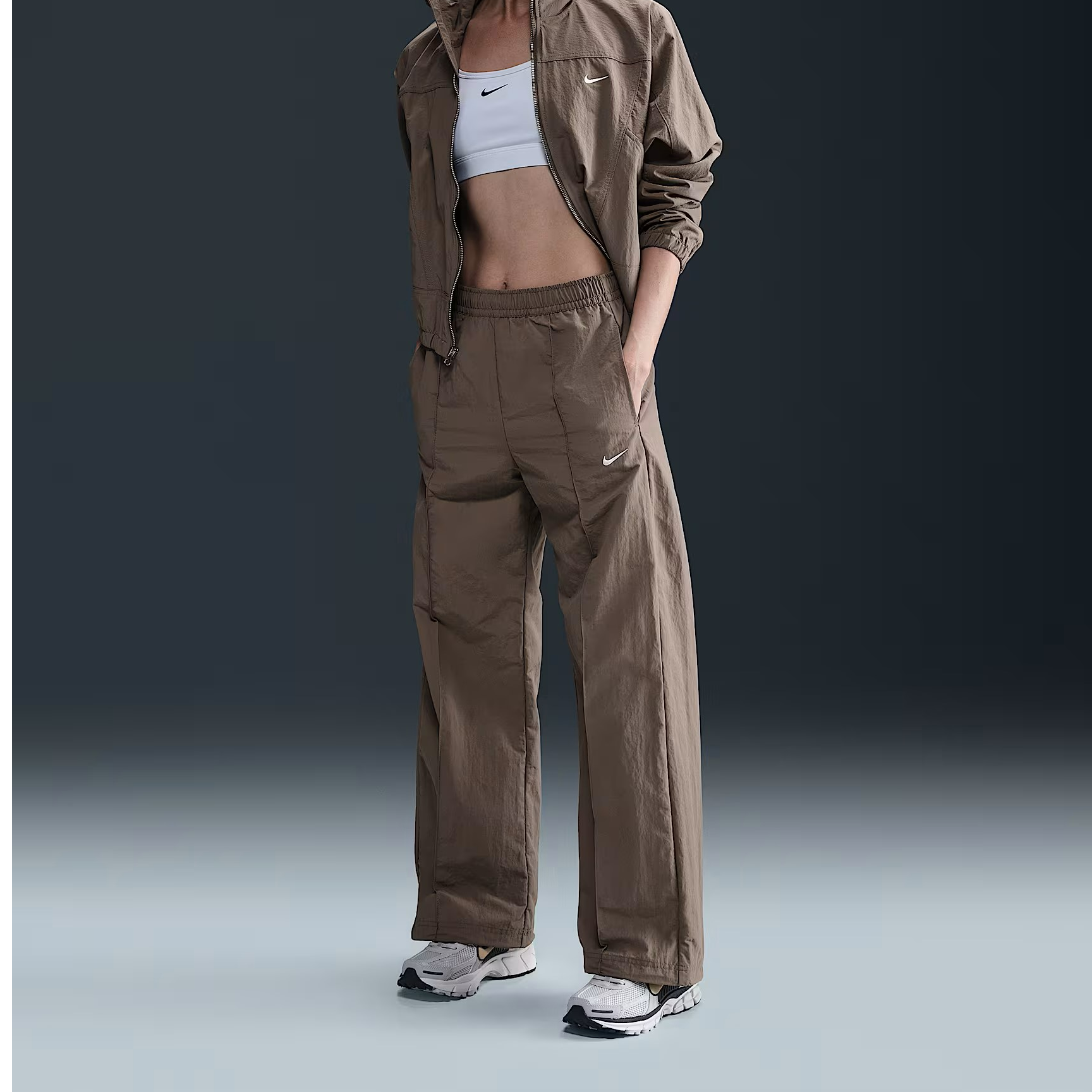 【HN荟聚NK】Nike Sportswear女子拒水防晒梭织中腰长裤FQ3589233